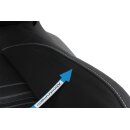 Fahrersitz Sitz vorn links VW Golf 6 Cabrio Stoff titanschwarz/titangrau Sitzheiz.