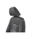 Fahrersitz Sitz vorn links VW Golf 6 Cabrio Stoff titanschwarz/titangrau Sitzheiz.