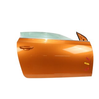Tür rechts LH2U honeyorange VW Golf 6 Cabrio 5K7831056D Delle Lackschäden Beifahrerseite