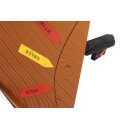 Tür rechts LH2U honeyorange VW Golf 6 Cabrio 5K7831056D Delle Lackschäden Beifahrerseite