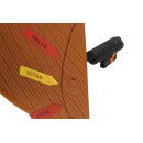 Tür rechts LH2U honeyorange VW Golf 6 Cabrio 5K7831056D Delle Lackschäden Beifahrerseite