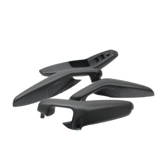 Armauflagen Leder Armlehnen vorne hinten Türverkleidungen schwarz Audi Q5 SQ5 8R