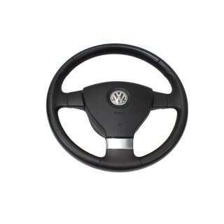 Lenkrad VW Eos 1F Golf Plus 5M 1K 1Q0419091F Leder schwarz 1K0880201BJ Airbag 3 Speichen