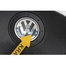 Lenkrad VW Eos 1F Golf Plus 5M 1K 1Q0419091F Leder schwarz 1K0880201BJ Airbag 3 Speichen