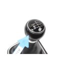 Schaltknauf Schalthebel Schaltsack 6-Gang schwarz 1K0711113BK VW Eos 1F