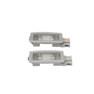 Leuchten Sonnenblenden links + rechts perlgrau 1K0947109 VW Golf 6 Scirocco 3 Eos 1F