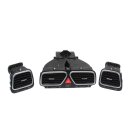 Lüftungsdüsen vorne alu/titanschwarz VW Eos 1F Scirocco III Armaturenbrett Luftdüsen Set Luftausströmer