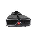 Lüftungsdüsen vorne alu/titanschwarz VW Eos 1F Scirocco III Armaturenbrett Luftdüsen Set Luftausströmer