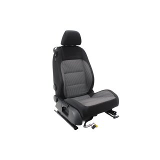Beifahrersitz vorne rechts Sitz VW Eos 1F Stoff titanschwarz-grau Sitzheizung1K3881106EA