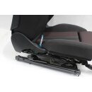 Fahrersitz vorne links Audi A4 B9 Stoff soul schwarz/rot Sitzheizung Lordose Sitz