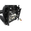 Fahrersitz vorne links Audi A4 B9 Stoff soul schwarz/rot Sitzheizung Lordose Sitz