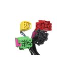 Fahrersitz vorne links Audi A4 B9 Stoff soul schwarz/rot Sitzheizung Lordose Sitz