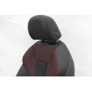 Fahrersitz vorne links Audi A4 B9 Stoff soul schwarz/rot Sitzheizung Lordose Sitz
