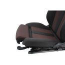 Beifahrersitz vorne rechts Audi A4 B9 Stoff soul schwarz/rot Sitzheizung Lordose Isofix Sitz