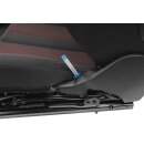 Beifahrersitz vorne rechts Audi A4 B9 Stoff soul schwarz/rot Sitzheizung Lordose Isofix Sitz