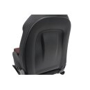 Beifahrersitz vorne rechts Audi A4 B9 Stoff soul schwarz/rot Sitzheizung Lordose Isofix Sitz