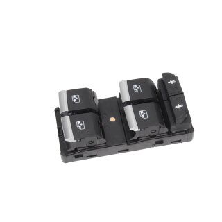 Fensterheberschalter links 8K0959851F Audi A4 B9 8W,Q7 4M,A5 8T,Q5 8R schwarz/chrom