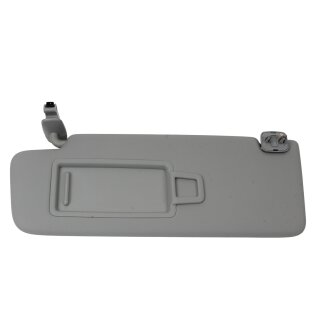 Sonnenblende links 8W0857551 beleuchtet mit Spiegel Audi A4 B9 8W titangrau Fahrerseite