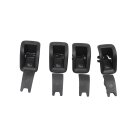 ISOFIX Halter Rückbank Abdeckung Rücksitz 8W0887233B-8W0887187 SET Audi A4 B9 8W