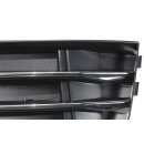 Luftführungsgitter vorne rechts dark chrom matt/chrom 8W0807682R Audi A4 B9 8W Beifahrerseite Stoßstangengitter