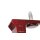 Türscharnier vorne links 8W5831403A Audi A4 B9 8W unten+oben LY3S matadorrot