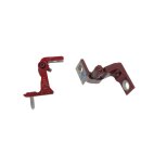 Türscharnier hinten links 8W0833405A Audi A4 B9 8W unten+oben LY3S matadorrot