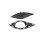 Lautsprechergitter oben links-rechts Armaturenbrett 8W1857227-8W1857228 Audi A4 B9 8W soul schwarz