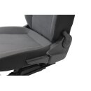 VW UP Bj. 2011 Sitz Fahrerseite vorne links 3 -Türig grau/titanschwarz Sitzheizung