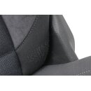 Beifahrersitz Sitz vorne anthrazit/denim/schwarz Stoff-Alcantara VW Touran 1T3 Sitzheizung klappbar
