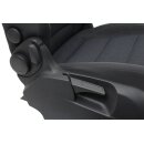 Beifahrersitz Sitz vorne anthrazit/denim/schwarz Stoff-Alcantara VW Touran 1T3 Sitzheizung klappbar