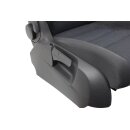 Beifahrersitz Sitz vorne anthrazit/denim/schwarz Stoff-Alcantara VW Touran 1T3 Sitzheizung klappbar