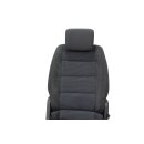 Sitz hinten 2te. Reihe links VW Touran 1T3 anthrazit/denim/schwarz Stoff-Alcantara 1T0883063H