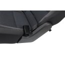 Sitz hinten 2te. Reihe rechts VW Touran 1T3 anthrazit/denim/schwarz Stoff-Alcantara 1T0883065H