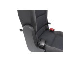 Sitz hinten 2te. Reihe mitte VW Touran 1T3 anthrazit/denim/schwarz Stoff-Alcantara 1T0883064H