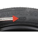 Notrad Audi A3 8L TT VW Golf 4 Bora 3,5 x18 ET38 LK 5x100 125/70R18 1J0601027M