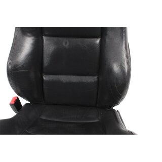 Sitze vorne links und rechts Leder schwarz Sitzheizung Audi TT 8N Roadster