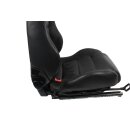 Sitze vorne links und rechts Leder schwarz Sitzheizung Audi TT 8N Roadster