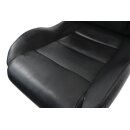 Sitze vorne links und rechts Leder schwarz Sitzheizung Audi TT 8N Roadster