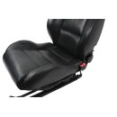 Sitze vorne links und rechts Leder schwarz Sitzheizung Audi TT 8N Roadster