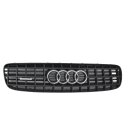 Kühlergrill 8N0853653B Audi TT 8N Frontgrill schwarz Audi Emblem Chrom quattro