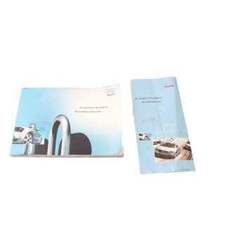 Betriebsanleitung Bedienungsanleitung Audi TT 8N *Roadster* Bj. 2003 Bordbuch