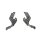 Motorhauben Scharniere satz links-rechts LA7W 5Z0823301A-5Z0823302A VW Fox 5Z