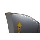 Stoßstange vorne VW Fox LA7W reflexsilber Riss-geklebt Kratzer 5Z0807109