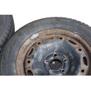 VW Polo 9N-Fox Winterreifen 165/70 R14 81T Bj.24 6,4mm Stahlfelgen 5x14ET35 LK5x100