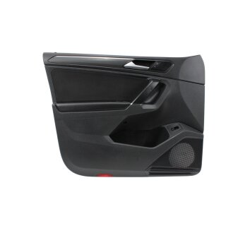 Türverkleidung vorne links VW Tiguan II 5NB867011AF Teilleder/Stoff titanschwarz
