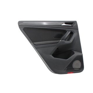 Türverkleidung hinten links VW Tiguan II 5NA867211K Teilleder/Stoff titanschwarz