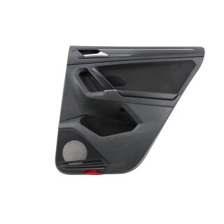 Türverkleidung hinten rechts VW Tiguan II 5NA867212J Teilleder/Stoff titanschwarz