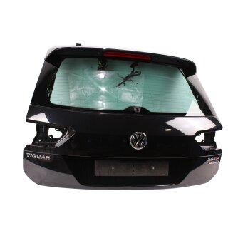 Kofferraumdeckel 5NA827025M VW Tiguan II AD1 LC9X DEFEKT Gestaucht Kratzer Heckklappe