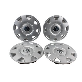 Radkappen 1T0601147C 4x Original 16 Zoll VW Golf 5 Touran 1T Radzierblenden-Felgendeckel
