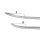 Dachreling VW Touran 1T2 Satz Links Rechts Aluminium 1T0860033H-1T0860034H brillantsilber